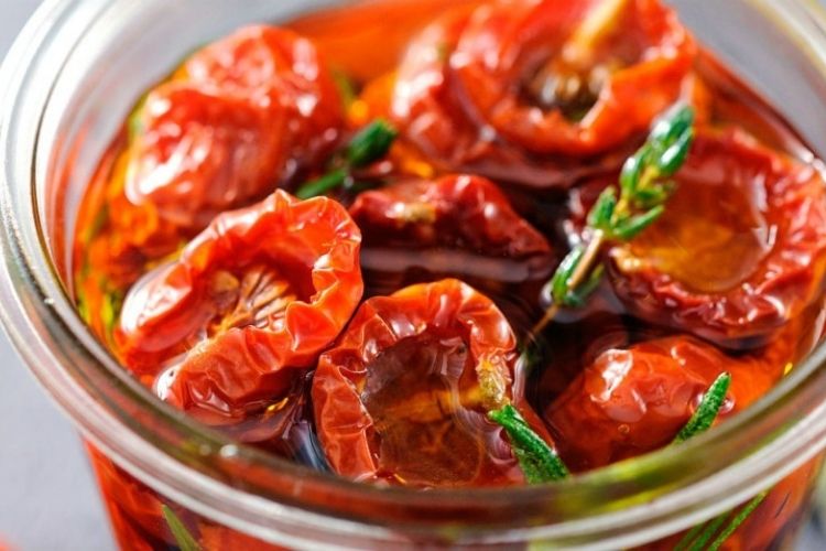 recettes avec tomates séchées à l'huile