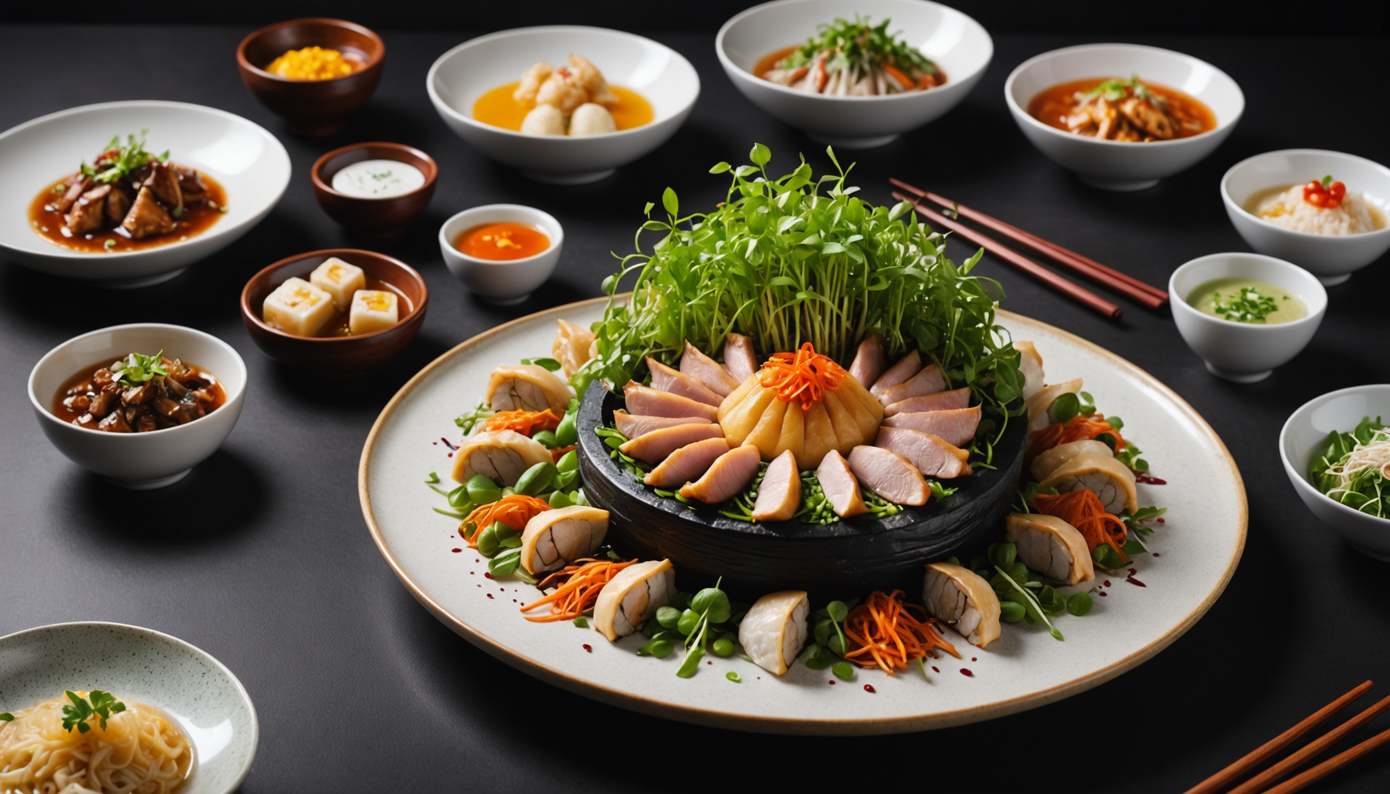 découvrez une expérience culinaire unique où la gastronomie chinoise rencontre la cuisine créative contemporaine. saveurs innovantes, textures surprenantes et harmonie entre tradition et modernité vous attendent !
