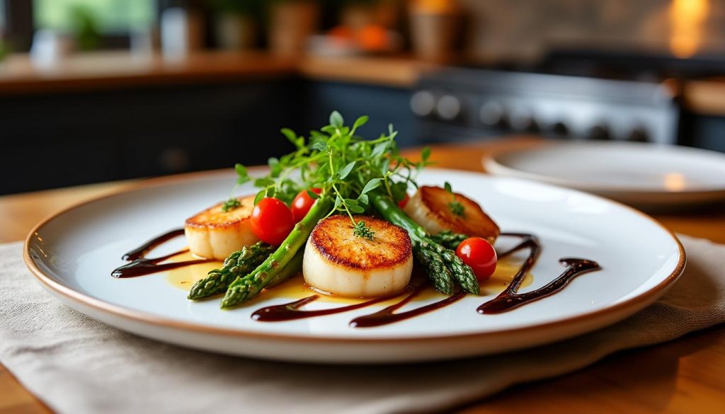 découvrez les secrets de l'art du dressage de plats pour sublimer vos créations culinaires comme un chef professionnel.