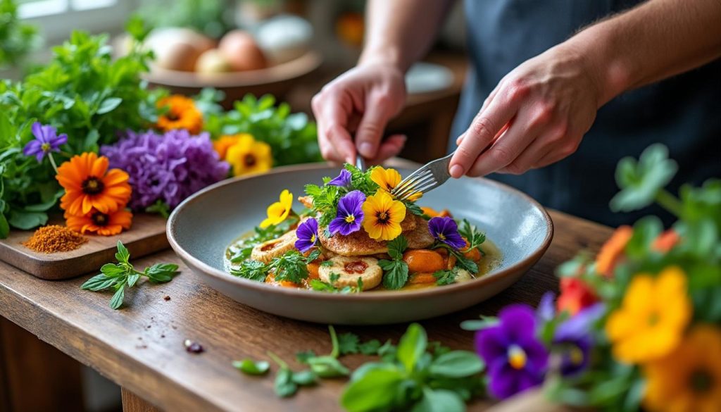 découvrez comment cuisiner avec des fleurs comestibles pour apporter saveur et originalité à vos plats, avec des conseils et des recettes faciles à réaliser.