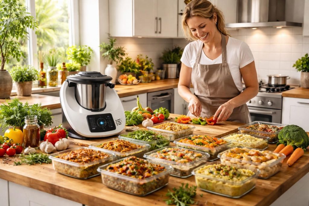 découvrez comment cuisiner maison et économiser grâce au thermomix et au batch cooking le dimanche. gagnez du temps et maîtrisez votre budget alimentaire avec des recettes pratiques et savoureuses.