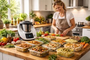 découvrez comment cuisiner maison et économiser grâce au thermomix et au batch cooking le dimanche. gagnez du temps et maîtrisez votre budget alimentaire avec des recettes pratiques et savoureuses.